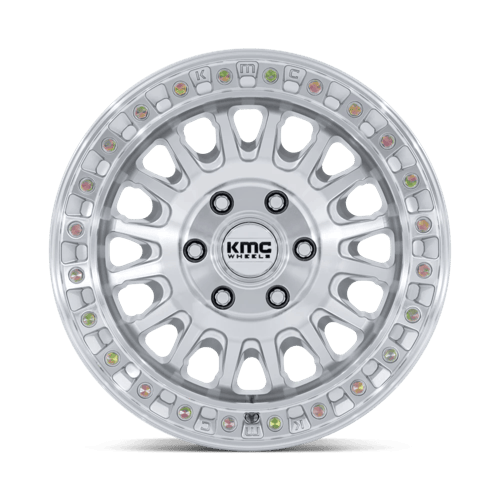 KMC KM552 IMS 17x8 Gloss Silver W/ Machined Face 6x135 32mm