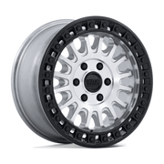 KMC KM552 IMS 17x8 Machined W/ Matte Black Lip 6x135 32mm
