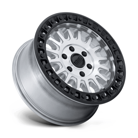 KMC KM552 IMS 17x8 Machined W/ Matte Black Lip 6x135 32mm