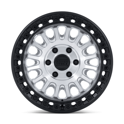 KMC KM552 IMS 17x8 Machined W/ Matte Black Lip 6x135 32mm