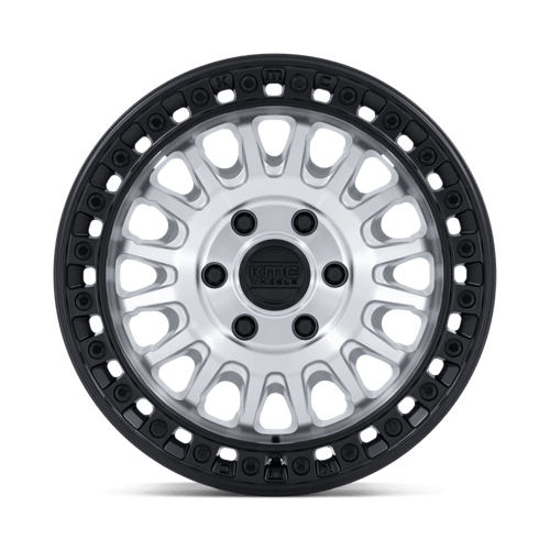 KMC KM552 IMS 17x8 Machined W/ Matte Black Lip 6x135 32mm