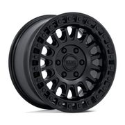 KMC KM552 IMS 17x8 Matte Black W/ Gloss Black Lip 6x135 32mm