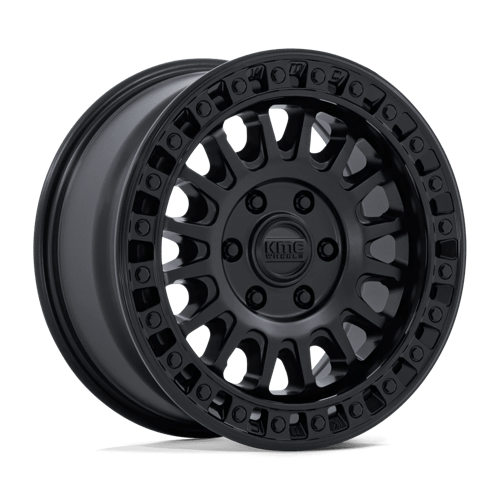 KMC KM552 IMS 17x8 Matte Black W/ Gloss Black Lip 6x135 32mm