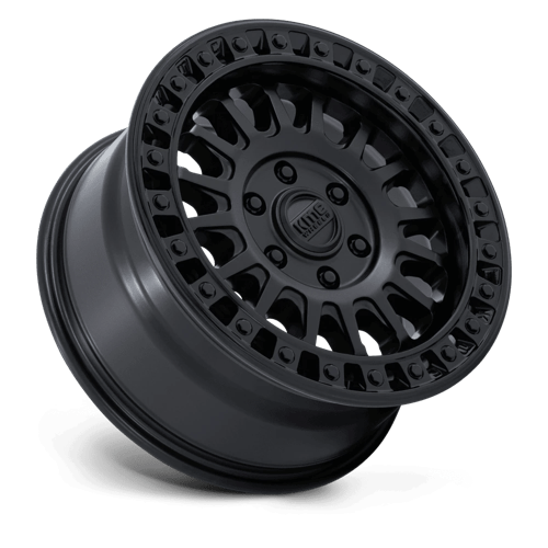 KMC KM552 IMS 17x8 Matte Black W/ Gloss Black Lip 6x135 32mm
