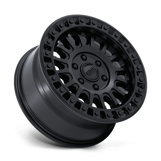KMC KM552 IMS 17x8 Matte Black W/ Gloss Black Lip 6x135 32mm