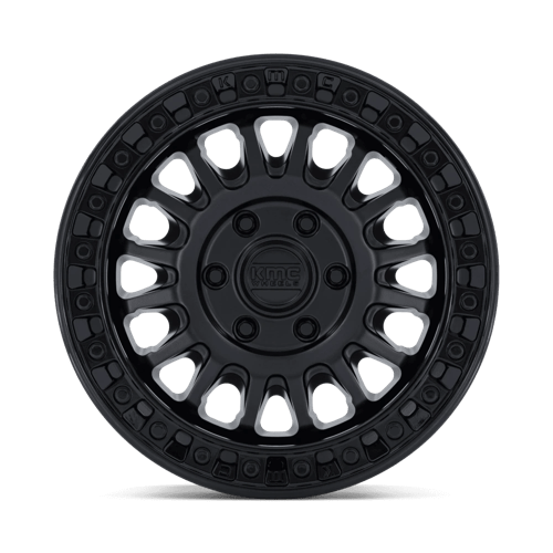 KMC KM552 IMS 17x8 Matte Black W/ Gloss Black Lip 6x135 32mm