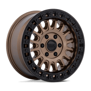 KMC KM552 IMS 17x8 Matte Bronze W Gloss Black Lip 6x135 32mm