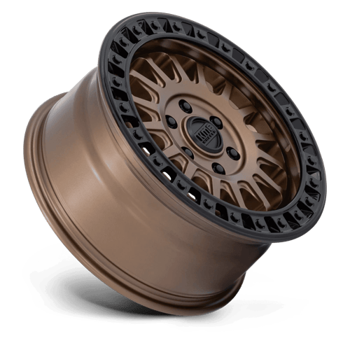 KMC KM552 IMS 17x8 Matte Bronze W Gloss Black Lip 6x135 32mm