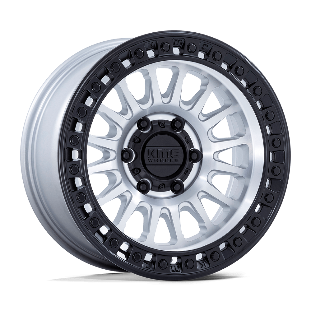 KMC KM552 IMS 18x9 Machined W/ Matte Black Lip 6x135 0mm