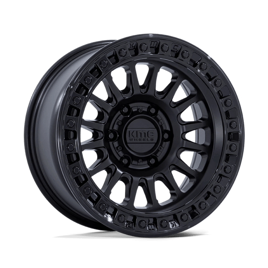 KMC KM552 IMS 18x9 Matte Black W/ Gloss Black Lip 6x135 0mm