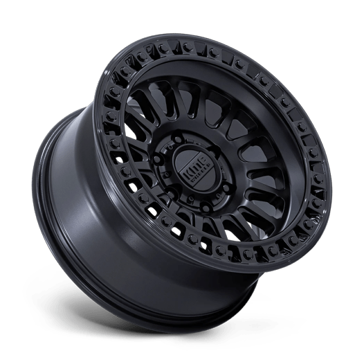 KMC KM552 IMS 17x8.5 Matte Black W/ Gloss Black Lip 6x135 25mm