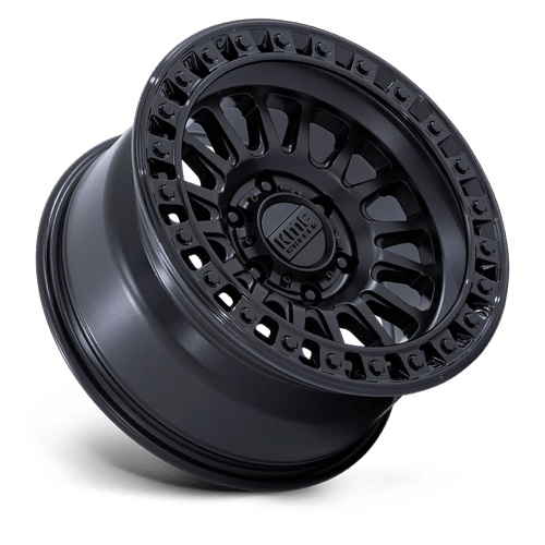 KMC KM552 IMS 18x9 Matte Black W/ Gloss Black Lip 6x135 30mm