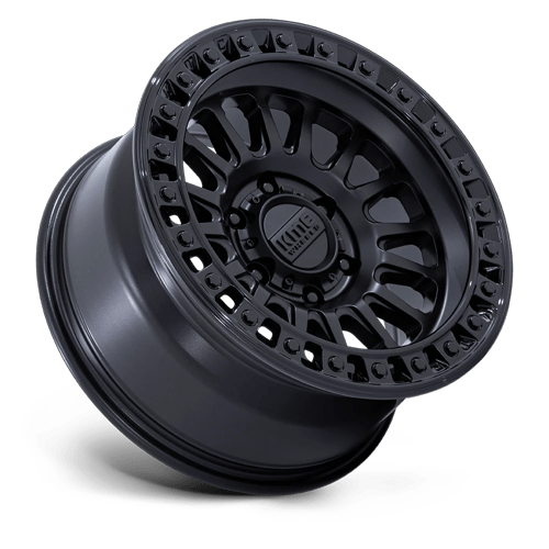 KMC KM552 IMS 17x8.5 Matte Black W/ Gloss Black Lip 6x135 -10mm