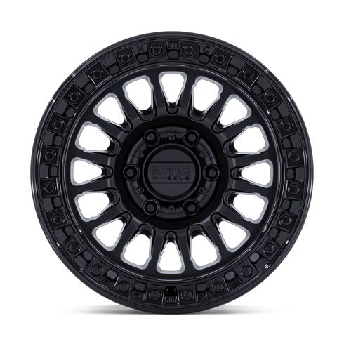 KMC KM552 IMS 20x9 Matte Black W/ Gloss Black Lip 6x135 18mm