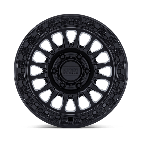 KMC KM552 IMS 18x9 Matte Black W/ Gloss Black Lip 6x135 30mm