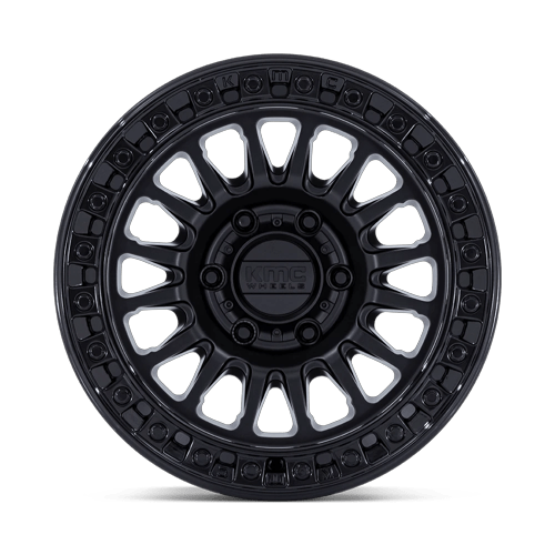 KMC KM552 IMS 17x8.5 Matte Black W/ Gloss Black Lip 6x135 -10mm