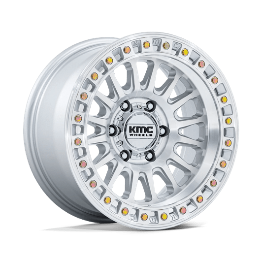 KMC KM552 IMS 18x9 Gloss Silver W/ Machined Face 6x135 30mm