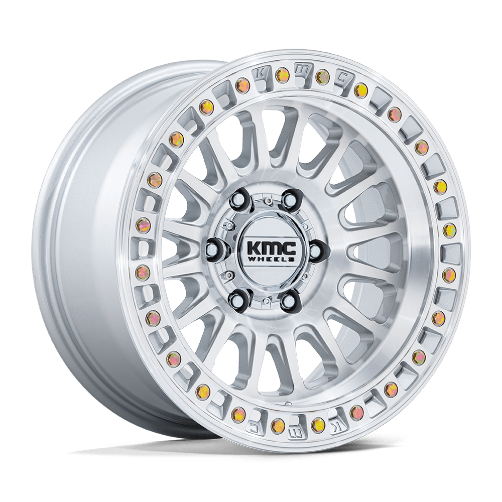 KMC KM552 IMS 18x9 Gloss Silver W/ Machined Face 6x135 30mm