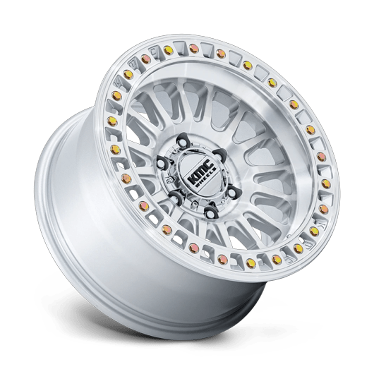KMC KM552 IMS 17x8.5 Gloss Silver W/ Machined Face 6x135 25mm