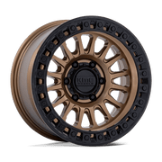 KMC KM552 IMS 17x8.5 Matte Bronze W Gloss Black Lip 6x135 25mm