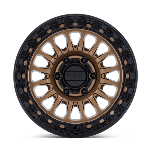 KMC KM552 IMS 18x9 Matte Bronze W Gloss Black Lip 6x135 18mm
