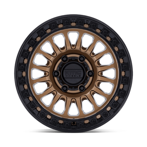 KMC KM552 IMS 18x9 Matte Bronze W Gloss Black Lip 6x135 30mm