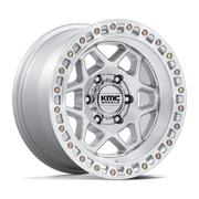 KMC KM553 TORX 17x8.5 Gloss Silver W/ Machined Face 6x135 0mm