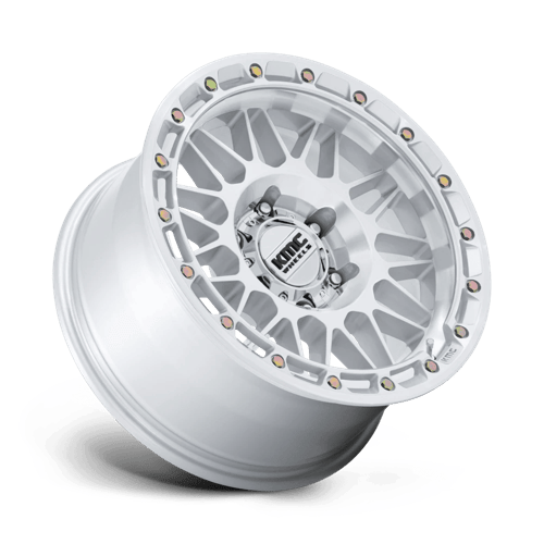 KMC KM555 ATTACK 18x9 Gloss Silver W/ Machined Face 6x135 0mm