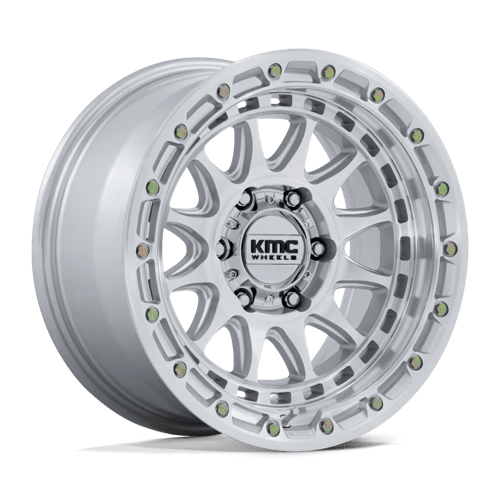 KMC KM556 CRUX 18x9 Gloss Silver W/ Machined Face 6x135 0mm