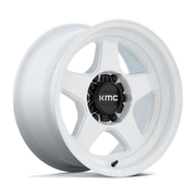 KMC KM728 LOBO 17x8.5 Gloss White 6x135 -10mm
