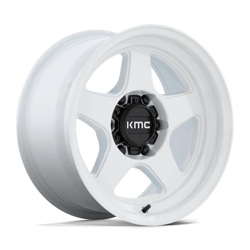 KMC KM728 LOBO 17x8.5 Gloss White 6x135 -10mm