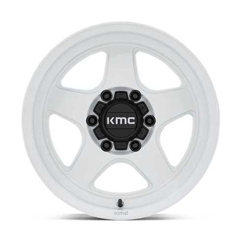 KMC KM728 LOBO 17x8.5 Gloss White 6x135 -10mm