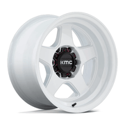 KMC KM728 LOBO 17x8.5 Gloss White 6x135 18mm