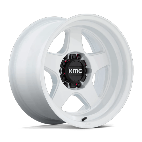 KMC KM728 LOBO 17x8.5 Gloss White 6x135 18mm