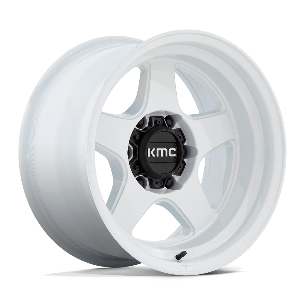 KMC KM728 LOBO 17x8.5 Gloss White 6x135 18mm