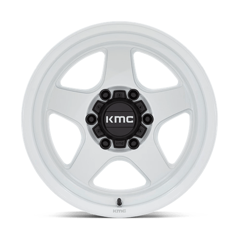 KMC KM728 LOBO 17x8.5 Gloss White 6x135 18mm