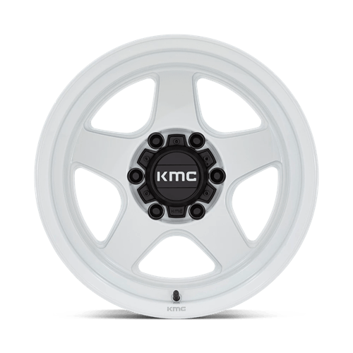 KMC KM728 LOBO 17x8.5 Gloss White 6x135 18mm