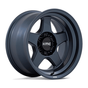 KMC KM728 LOBO 17x8.5 Metallic Blue 6x135 18mm