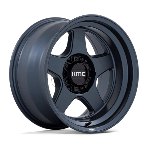 KMC KM728 LOBO 17x8.5 Metallic Blue 6x135 18mm