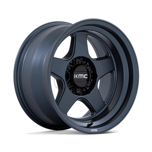 KMC KM728 LOBO 17x8.5 Metallic Blue 6x135 18mm
