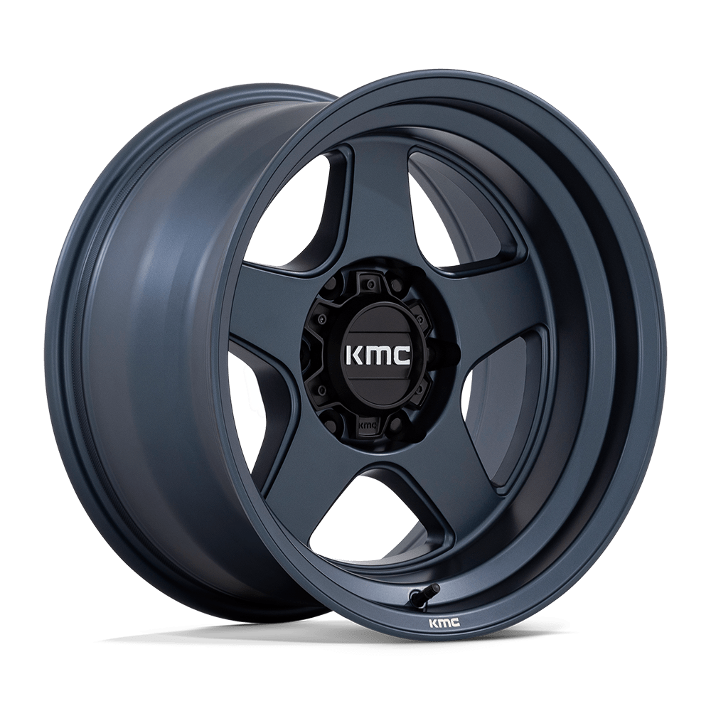 KMC KM728 LOBO 17x8.5 Metallic Blue 6x135 18mm