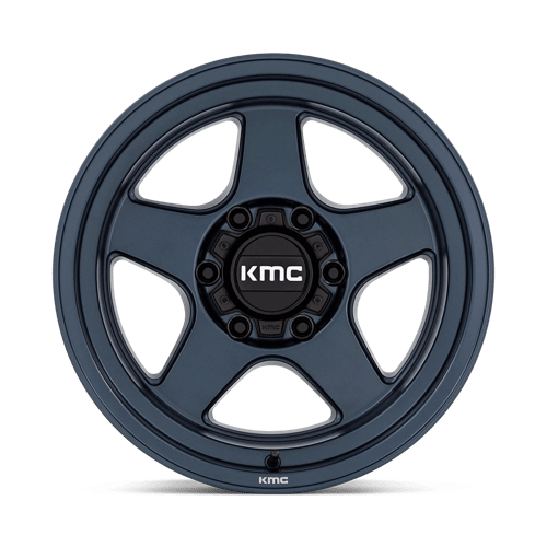 KMC KM728 LOBO 17x8.5 Metallic Blue 6x135 18mm