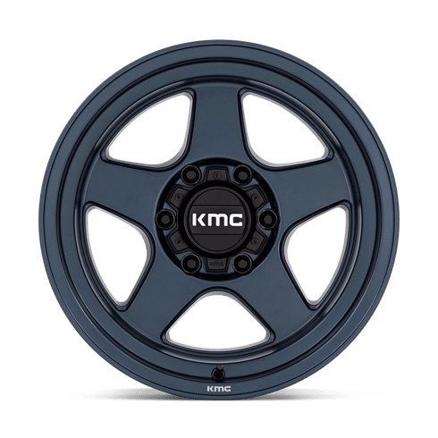 KMC KM728 LOBO 17x8.5 Metallic Blue 6x135 18mm