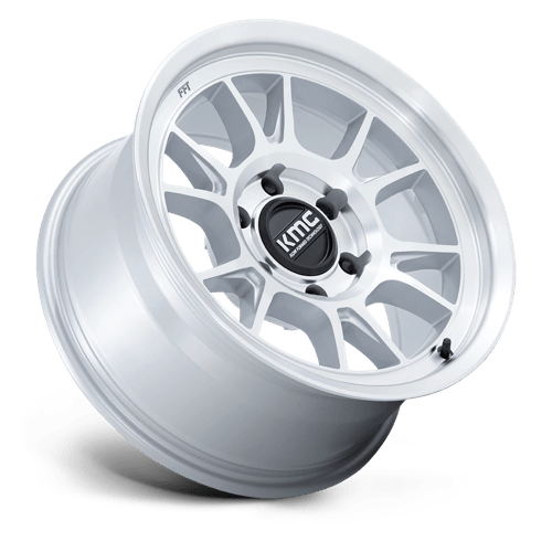 KMC KM729 RANGE 17x8.5 Gloss Silver W/ Machined Face 6x135 0mm