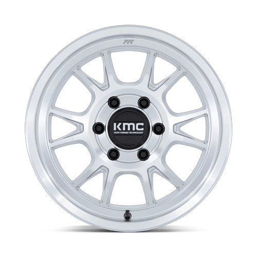 KMC KM729 RANGE 17x8.5 Gloss Silver W/ Machined Face 6x135 0mm