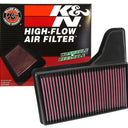K&N Replacement Panel Air Filter for 2015 Ford Mustang 2.3L L4/3.7L V6/5.0L V8