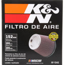 K&N Round Tapered Universal Air Filter 6in Flange ID x 7.5in Base OD x 5in Top OD x 6.5in Height