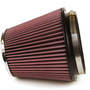 K&N Round Tapered Universal Air Filter 6in Flange ID x 7.5in Base OD x 5in Top OD x 6.5in Height
