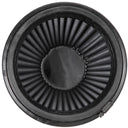 K&N Universal Rubber Filter Round Tapered 6in Flange ID x 7.5in Base OD x 5.25in Top OD x 8in Height