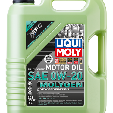LIQUI MOLY 5L Molygen New Generation Motor Oil SAE 0W20